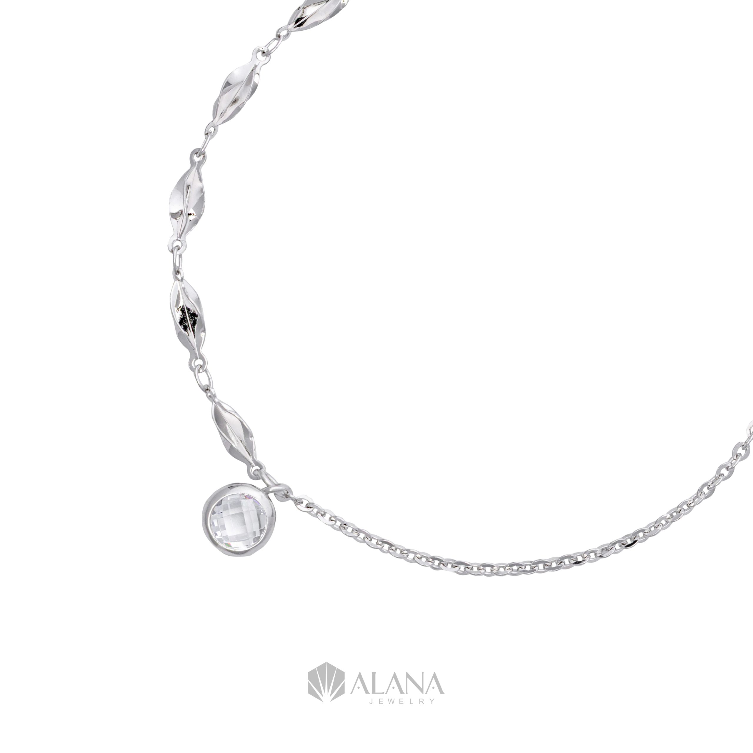 Lắc Tay Mix Ổ Tròn Bạc 925 Xi Vàng Hồng - BRWS003 - Ảnh 4