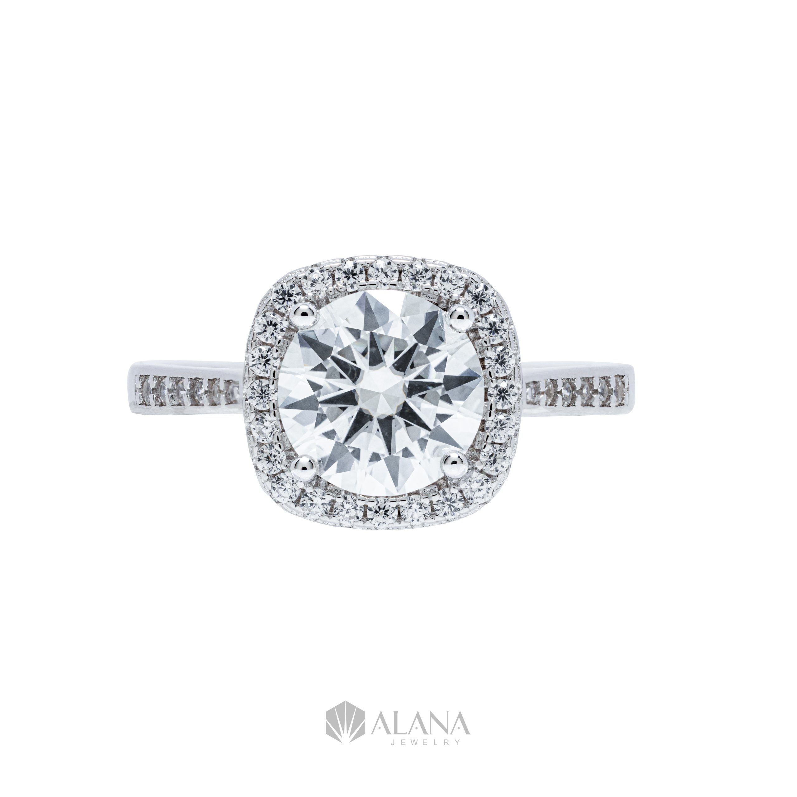 Nhẫn Vuông Đính Moissanite - RWS080011 - Ảnh 5