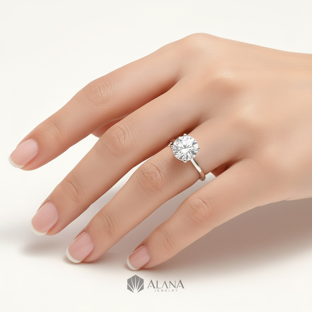 Moissanite Tròn Trắng 11.0mm (GRA) - SP0000106 - Ảnh 2