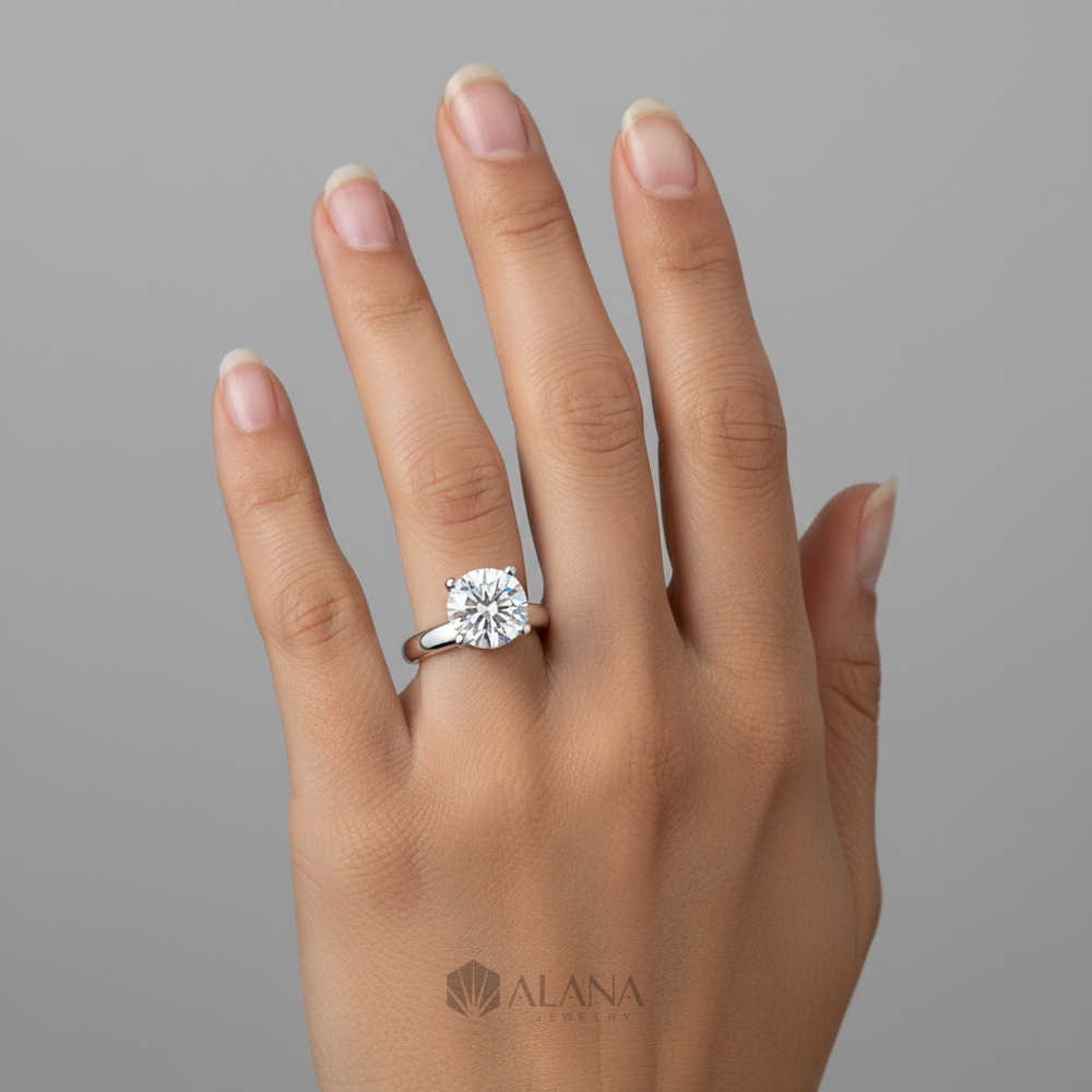 Moissanite Tròn Trắng 15.0mm (GRA) - SP0000110 - Ảnh 2