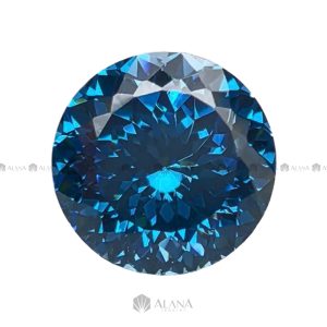Moissanite Tròn Blue Russia Cut 7.2mm (GRA) - SP005707