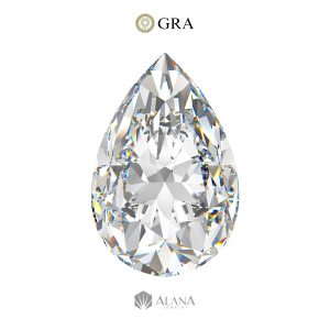 Moissanite PS Giọt 8x10mm (GRA) - SP000766