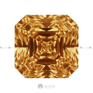 Xoan nam phi asscher golden yellow h08