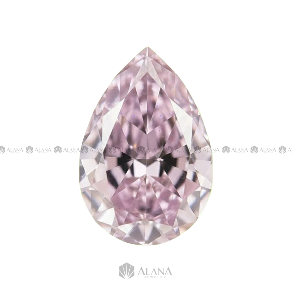 Xoàn Nam Phi Giọt Hồng (H06) 7x9mm - SP034164