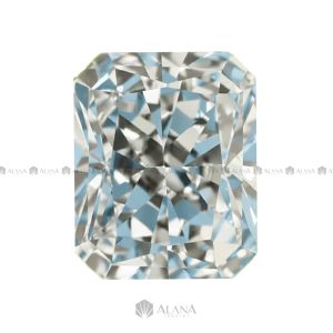 Xoàn Nam Phi Chữ Nhật Cắt Góc Xanh Nước Biển (G21) 10x12mm - SP033447