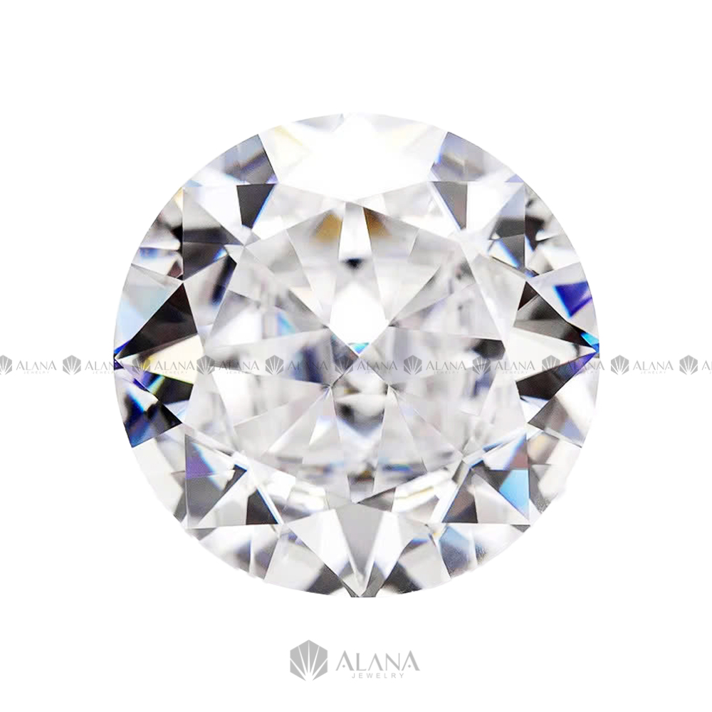 Xoàn Nam Phi Tròn Trắng (L01) 9.0mm - SP033561