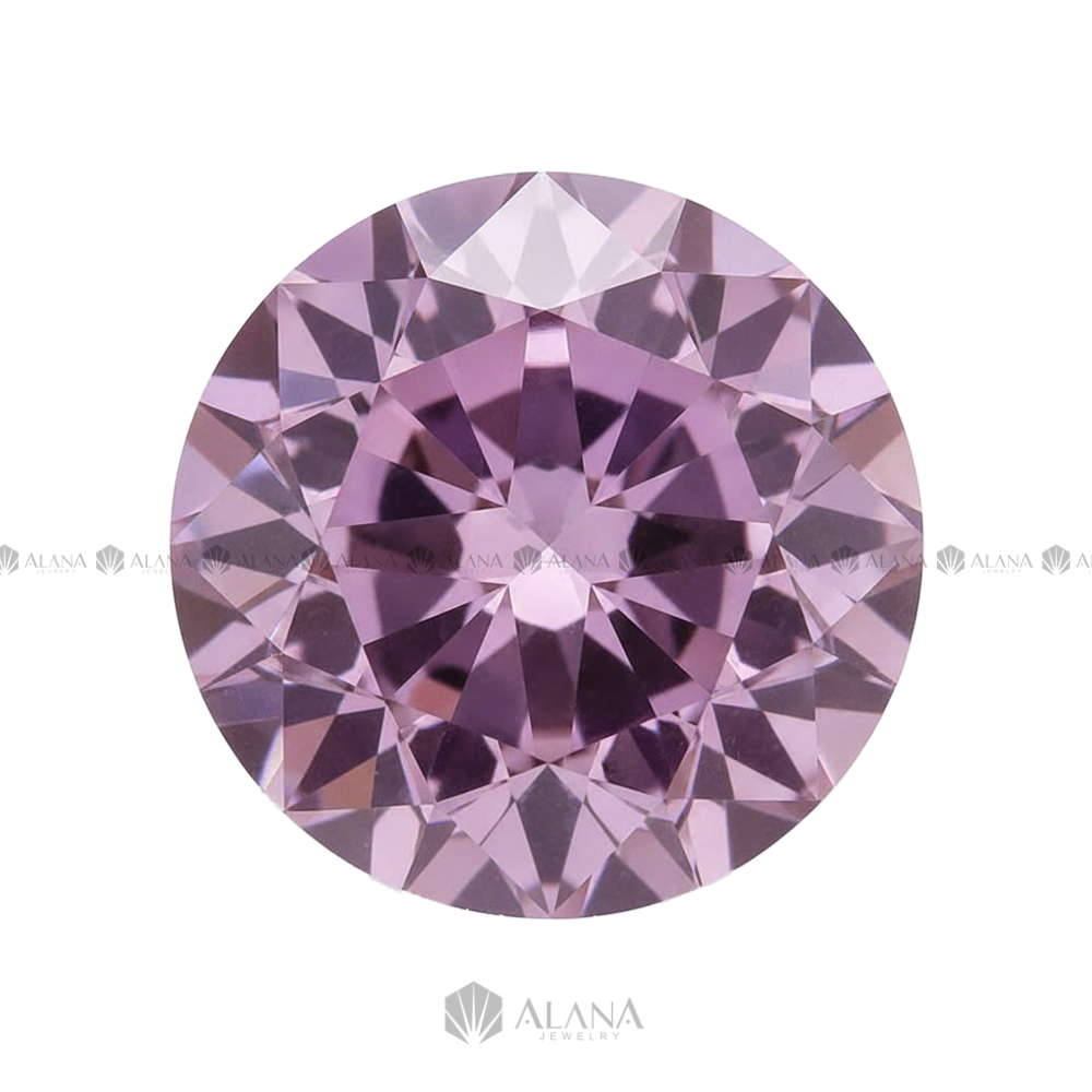 Xoàn Nam Phi Tròn Tím Violet (H11) 12.0mm - SP202501708